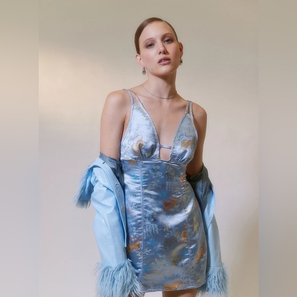 Urban Outfitters Cassie Satin Mini Dress